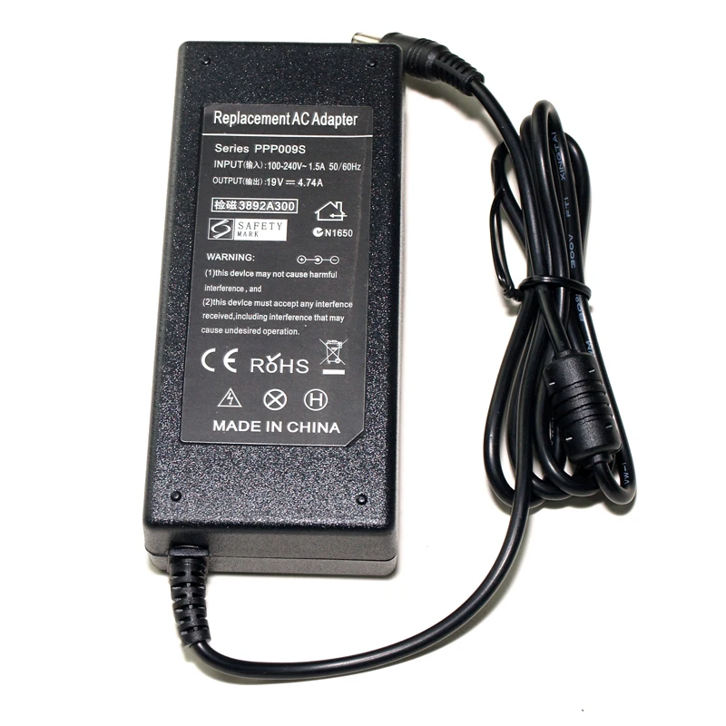 19V 4.74A AC Power Adapter Charger Laptop For HP Laptop ACCOM-C16 -OL091B13 2100 2500 n1050v nx9000 F5190A F25
19V 4.74A AC Power Adapter Charger Laptop For HP Laptop ACCOM-C16 -OL091B13 2100 2500 n1050v nx9000 F5190A F25