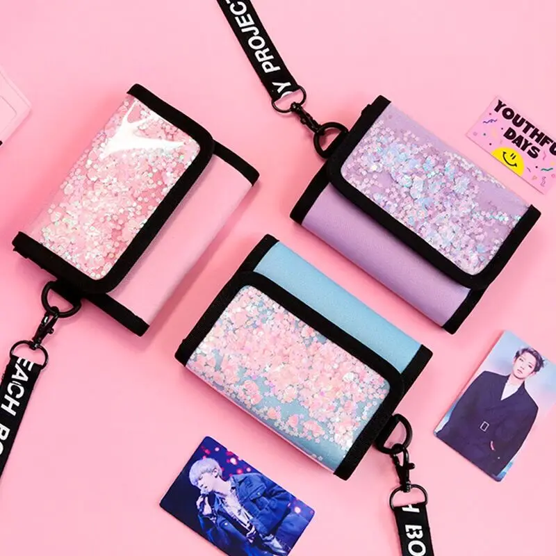 Bentoy Milkjoy Star кошелек с почти синим вырезом специальный лямкой на шее для девочек Ins