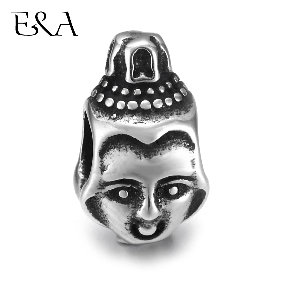 Stainless Steel European Beads Double Faced Buddha Charms Hole 5mm for Jewelry Making Supplies Bracelet Spacer Eur Bead
Stainless Steel European Beads Double Faced Buddha Charms Hole 5mm for Jewelry Making Supplies Bracelet Spacer Eur Bead