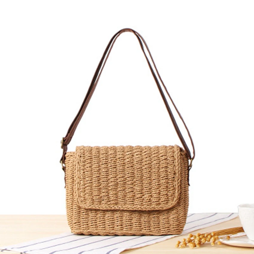 Korean fashion new wild Messenger bag school wind Sen female beach holiday travel straw bag
Korean fashion new wild Messenger bag school wind Sen female beach holiday travel straw bag