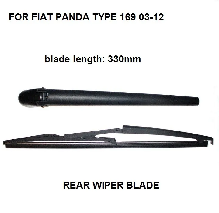 FOR FIAT PANDA TYPE 169 03-12 REAR WINDSHIELD WINDSCREEN WIPER ARM & BLADE NEW SET
FOR FIAT PANDA TYPE 169 03-12 REAR WINDSHIELD WINDSCREEN WIPER ARM & BLADE NEW SET