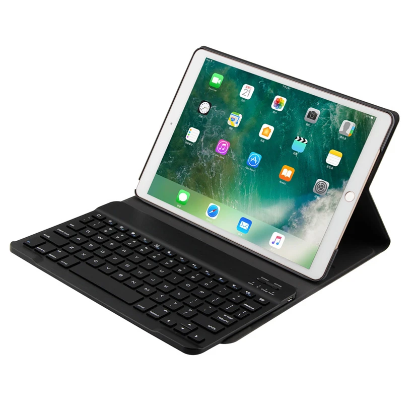 Leather Case For Apple iPad Pro 10.5 Wireless Bluetooth Keyboard+Slim Smart Folio Stand PU Cover J02T|Клавиатуры| |