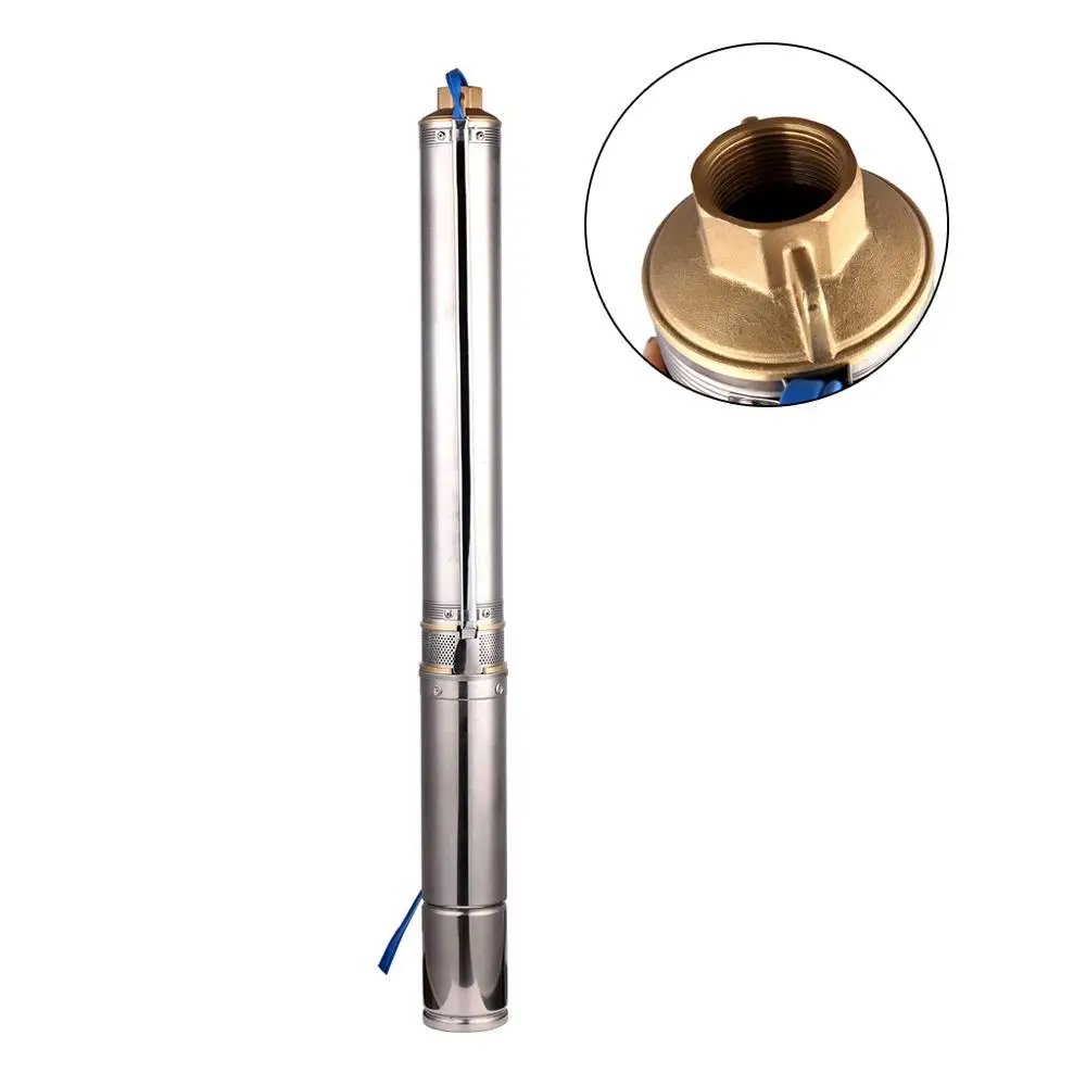 ZYIY 110V 3 Inch Pipe 0.75Hp 90m 295ft Stainless Steel High Pressure Submersible Electric Water Pumps 220V60Hz Deep Well Pump 1"
ZYIY 110V 3 Inch Pipe 0.75Hp 90m 295ft Stainless Steel High Pressure Submersible Electric Water Pumps 220V60Hz Deep Well Pump 1"