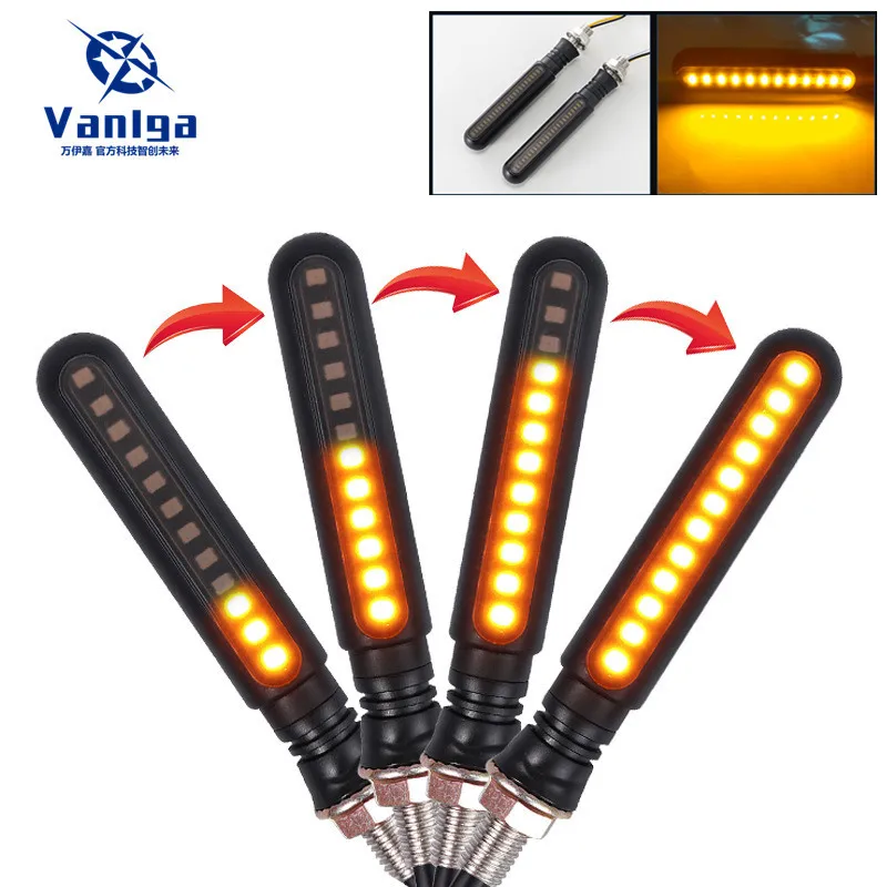 2pcs Universal 24LED Flowing Waterproof White Red Double Motorcycle Motorbike Turn Signal Indicator Lights Width Lamp
2pcs Universal 24LED Flowing Waterproof White Red Double Motorcycle Motorbike Turn Signal Indicator Lights Width Lamp