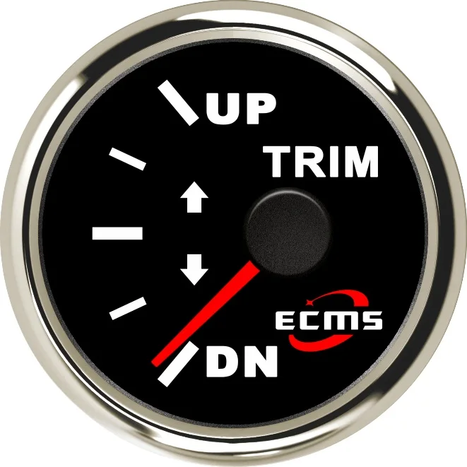 Marine Boat Trim Gauge 167-10OHM 9-32V 52mm 316L Chrome Bezel With Black Dial 800-00099
Marine Boat Trim Gauge 167-10OHM 9-32V 52mm 316L Chrome Bezel With Black Dial 800-00099