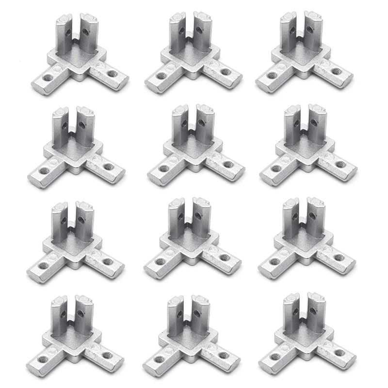 T-Slot Aluminum Stretch Profile 2020 Series 3-Way Angle Bracket Connector With Screw
T-Slot Aluminum Stretch Profile 2020 Series 3-Way Angle Bracket Connector With Screw