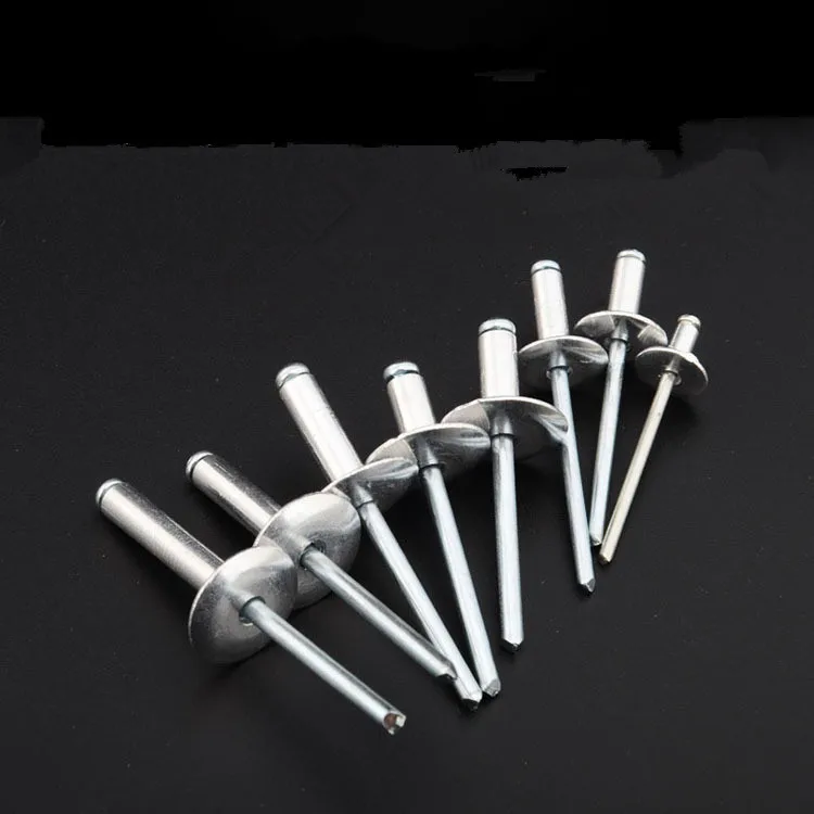 50pcs Aluminium Mushroon Head Break Mandrel Blind Rivets Nail Pop Rivets For Furniture Car Flat head countersunk willow nail
50pcs Aluminium Mushroon Head Break Mandrel Blind Rivets Nail Pop Rivets For Furniture Car Flat head countersunk willow nail