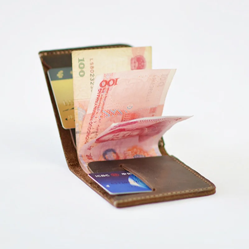 Cow Leather Male Minimalist Wallet Retro Thin Purse for Men High Quality Crazy Horse Handmade Prices Dollar Wallet Portomonee
Cow Leather Male Minimalist Wallet Retro Thin Purse for Men High Quality Crazy Horse Handmade Prices Dollar Wallet Portomonee