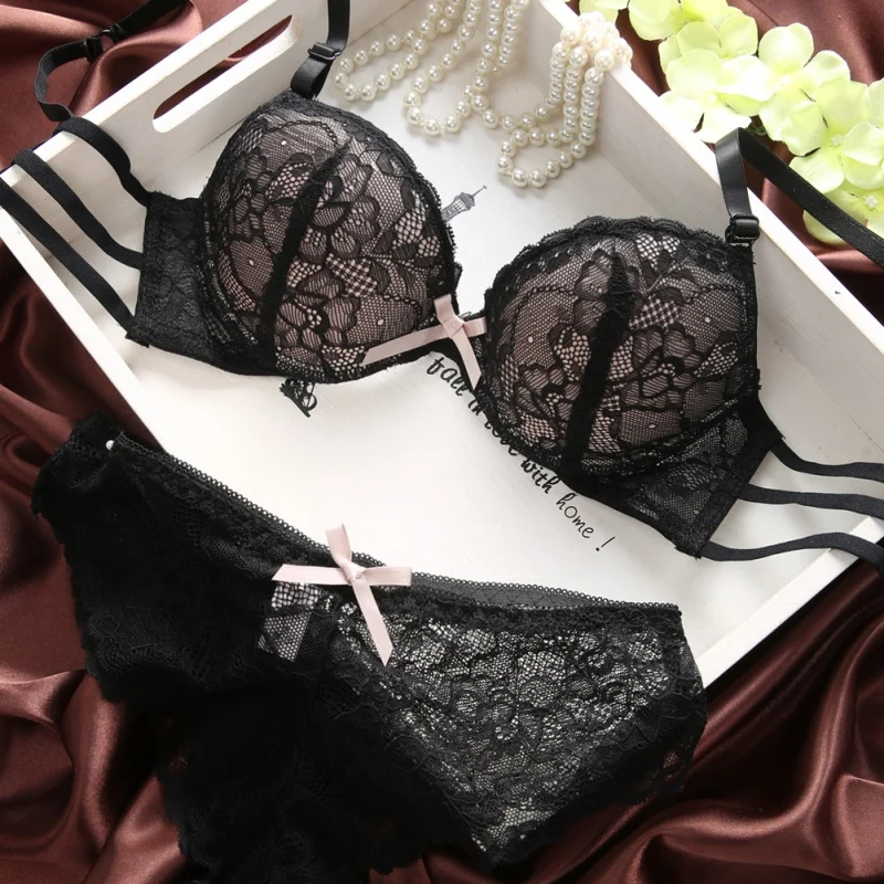 Sexy Lady Womens Set Lace Lingerie Underwear Push-Up Padded Bra Underwear Set Ladies Bra and Panty Sets
Sexy Lady Womens Set Lace Lingerie Underwear Push-Up Padded Bra Underwear Set Ladies Bra and Panty Sets