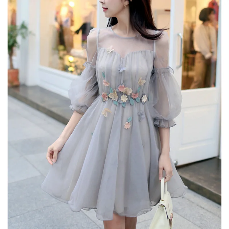 2 Pieces Sweet Spring Summer Party Dresses Women Mesh Floral Appliques Dresses Women's Lantern Sleeve Ladies Party Dresses NS62
2 Pieces Sweet Spring Summer Party Dresses Women Mesh Floral Appliques Dresses Women's Lantern Sleeve Ladies Party Dresses NS62