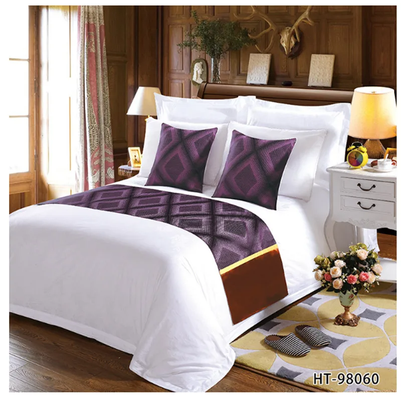 Purple diamond lattice pattern Bedding Towel Cover Fashion Classic Chinese Style Bed Table Runner Hotel Home Decoration Custom
Purple diamond lattice pattern Bedding Towel Cover Fashion Classic Chinese Style Bed Table Runner Hotel Home Decoration Custom