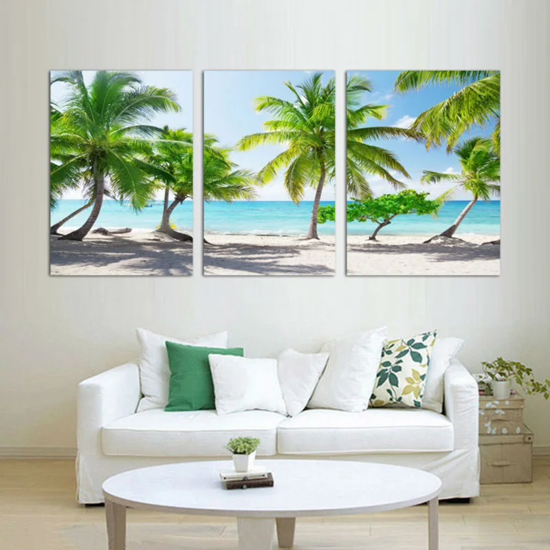 3 Pieces Coconut Tree Beach Scenery Printed Canvas Painting Modern Home Decor Landscape Oil Painting Drawing Room Wall Pictures
3 Pieces Coconut Tree Beach Scenery Printed Canvas Painting Modern Home Decor Landscape Oil Painting Drawing Room Wall Pictures