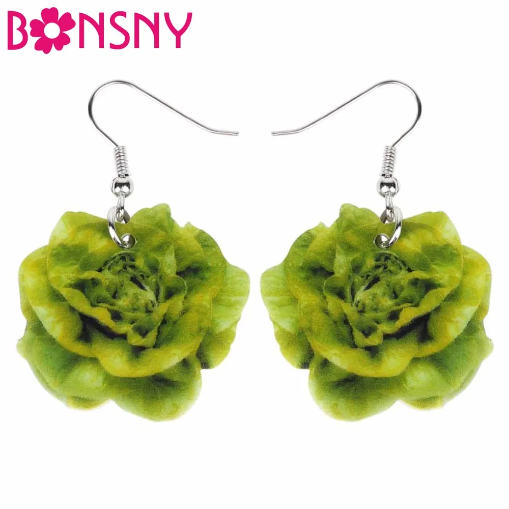 Bonsny Acrylic Chinese Flowering Cabbage Earrings Big Long Dangle Drop Fashion Vegetable Food Jewelry For Women Girls Ladies Kid
Bonsny Acrylic Chinese Flowering Cabbage Earrings Big Long Dangle Drop Fashion Vegetable Food Jewelry For Women Girls Ladies Kid