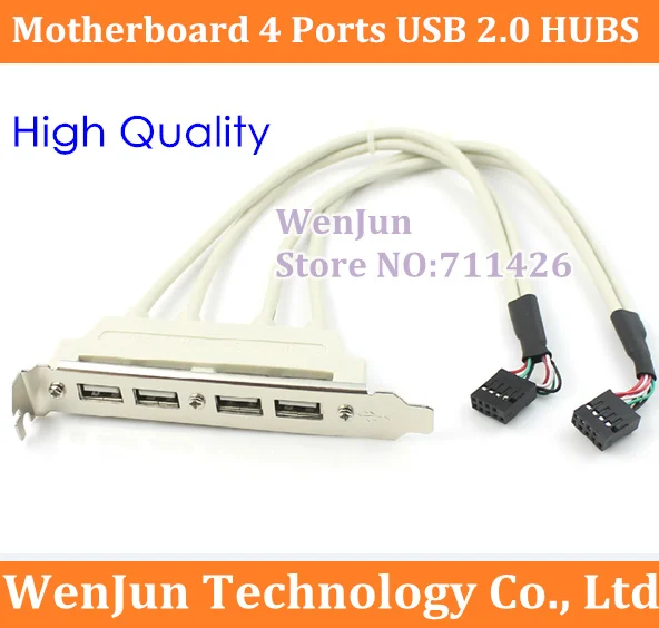 10PCS/LOT Free Shipping Motherboard 4 Ports USB 2.0 hubs Expansion Rear Panel Header Bracket Connector
10PCS/LOT Free Shipping Motherboard 4 Ports USB 2.0 hubs Expansion Rear Panel Header Bracket Connector