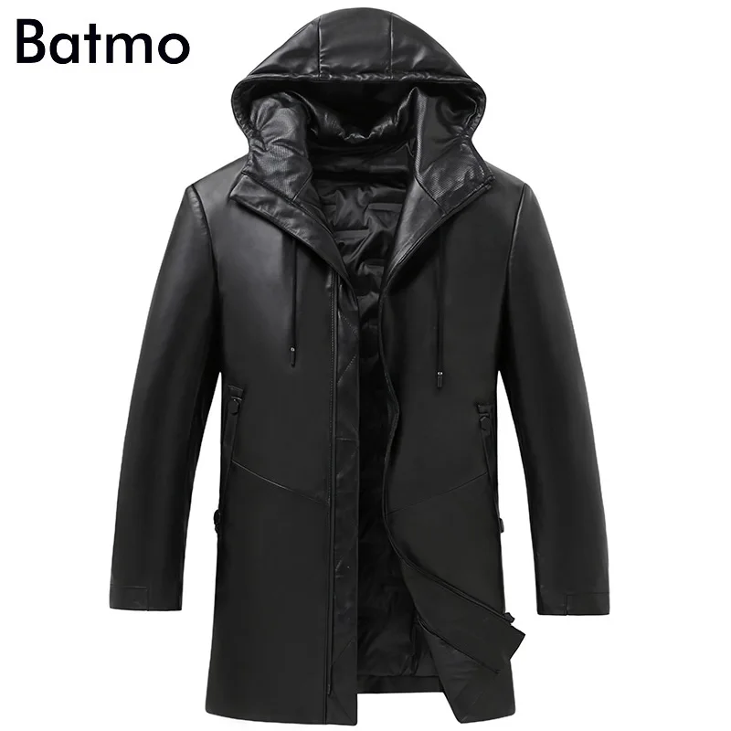 Batmo 2018 new arrival winter high quality natural sheepskin&white duck down real leather jackets men,slim leather jacket
Batmo 2018 new arrival winter high quality natural sheepskin&white duck down real leather jackets men,slim leather jacket