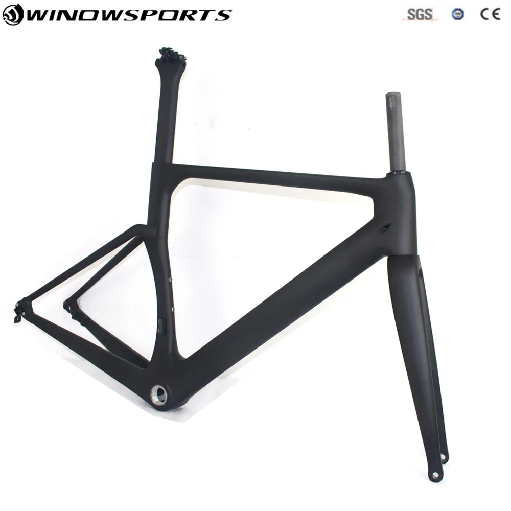 Aero Disc Road Bike Frame Max 28C Tire Aero Carbon Raod Bike Frame disc brake carbon road bike frameset
Aero Disc Road Bike Frame Max 28C Tire Aero Carbon Raod Bike Frame disc brake carbon road bike frameset