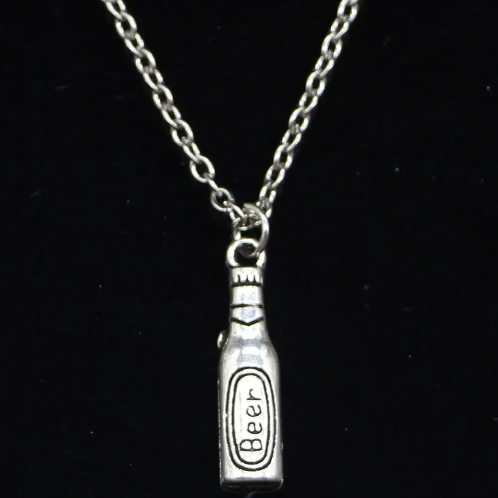 20pcs New Fashion Necklace 24x6mm beer bottle Pendants Short Long Women Men Colar Gift Jewelry Choker
20pcs New Fashion Necklace 24x6mm beer bottle Pendants Short Long Women Men Colar Gift Jewelry Choker