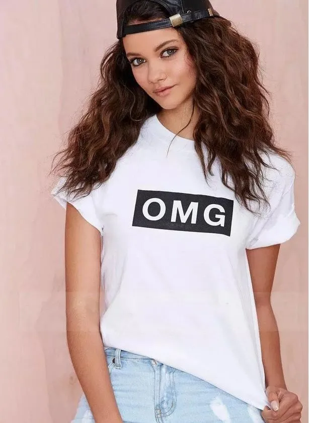 OMG women fashion t shirt casual tops tees moletom do tumblr t shirt OMG fashion t shirt tumblr casual top tees t shirt
OMG women fashion t shirt casual tops tees moletom do tumblr t shirt OMG fashion t shirt tumblr casual top tees t shirt