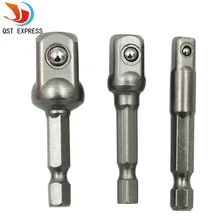 Chrome Vanadium Steel Socket Adapter Seth EX Shank to 1/4