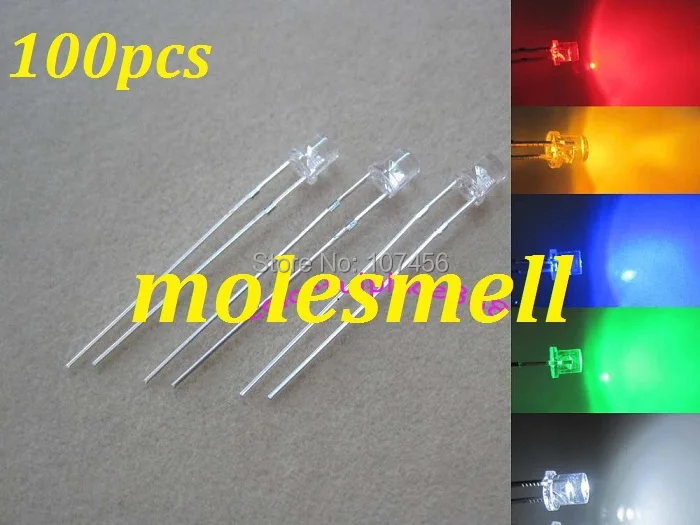free shipping 100pcs, 3mm Red Yellow Blue Green White Flat Top LED Wide Angle Bright Leds New 20pcs each color
free shipping 100pcs, 3mm Red Yellow Blue Green White Flat Top LED Wide Angle Bright Leds New 20pcs each color