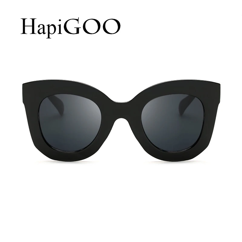 HAPIGOO 2019 Новая мода кошачий глаз солнцезащитные очки женские роскошные брендовые