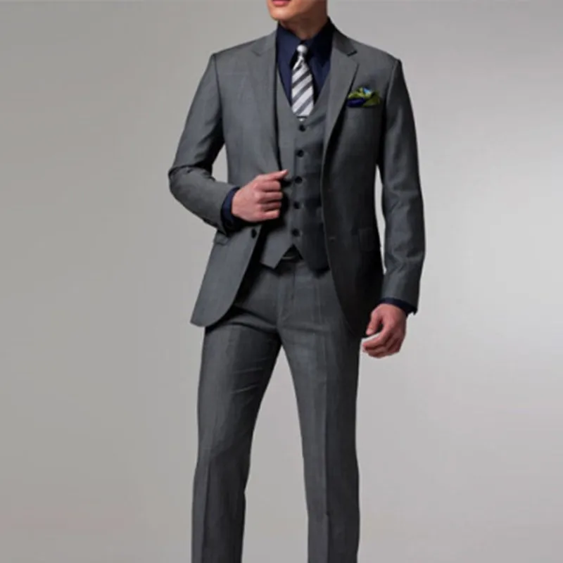 2017 New arrivals Custom Made dark gray Groom Tuxedo suit men Wedding Suits For Men 3 pieces mens Suits ( jacket+Pants+vest+tie)
2017 New arrivals Custom Made dark gray Groom Tuxedo suit men Wedding Suits For Men 3 pieces mens Suits ( jacket+Pants+vest+tie)