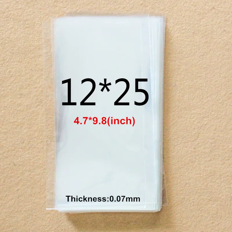 500pcs Flat open clear plastic poly bags, clear opp gift packaging bags 12x25cm
500pcs Flat open clear plastic poly bags, clear opp gift packaging bags 12x25cm