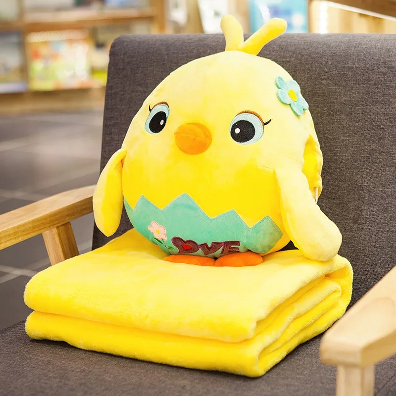 Cushion Blanket cushion dual purpose multi-function cock blanket cartoon plush child adult sofa bed home car Dec FG663
Cushion Blanket cushion dual purpose multi-function cock blanket cartoon plush child adult sofa bed home car Dec FG663