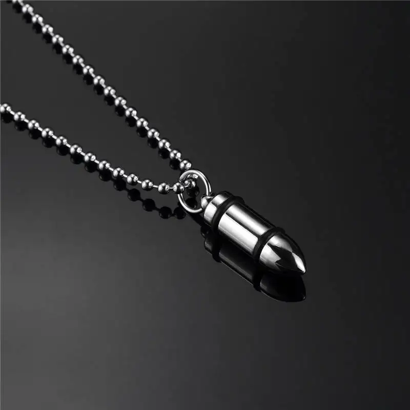 2019 Bullet Necklace Pendant For Men Gun Black Fake Bullet Necklace Stainless Steel Army Chain Bullet Pendant Necklace Jewelry
2019 Bullet Necklace Pendant For Men Gun Black Fake Bullet Necklace Stainless Steel Army Chain Bullet Pendant Necklace Jewelry