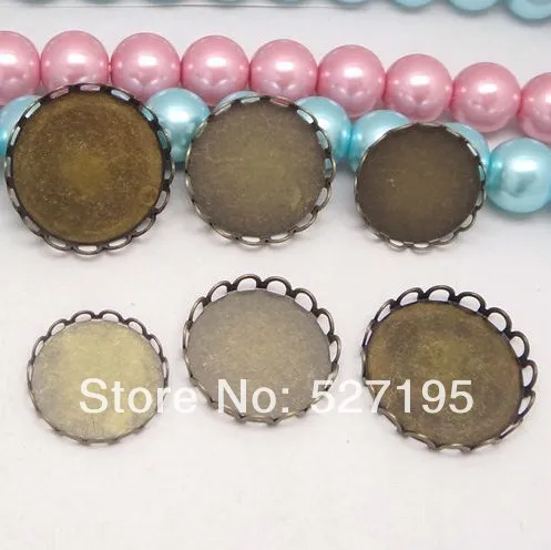 200PCS WHOLESALE 12mm Round Cameo Setting Pendant Blank Tray with Lace Edge ANTIQUE BRONZE Vintage China Jewelry Findings
200PCS WHOLESALE 12mm Round Cameo Setting Pendant Blank Tray with Lace Edge ANTIQUE BRONZE Vintage China Jewelry Findings