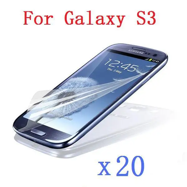 High Clear LCD Screen Film Protector For Samsung Galaxy S3 i9300 + Cleaning Cloth + Wholesale For 20 PCS/Lot
High Clear LCD Screen Film Protector For Samsung Galaxy S3 i9300 + Cleaning Cloth + Wholesale For 20 PCS/Lot