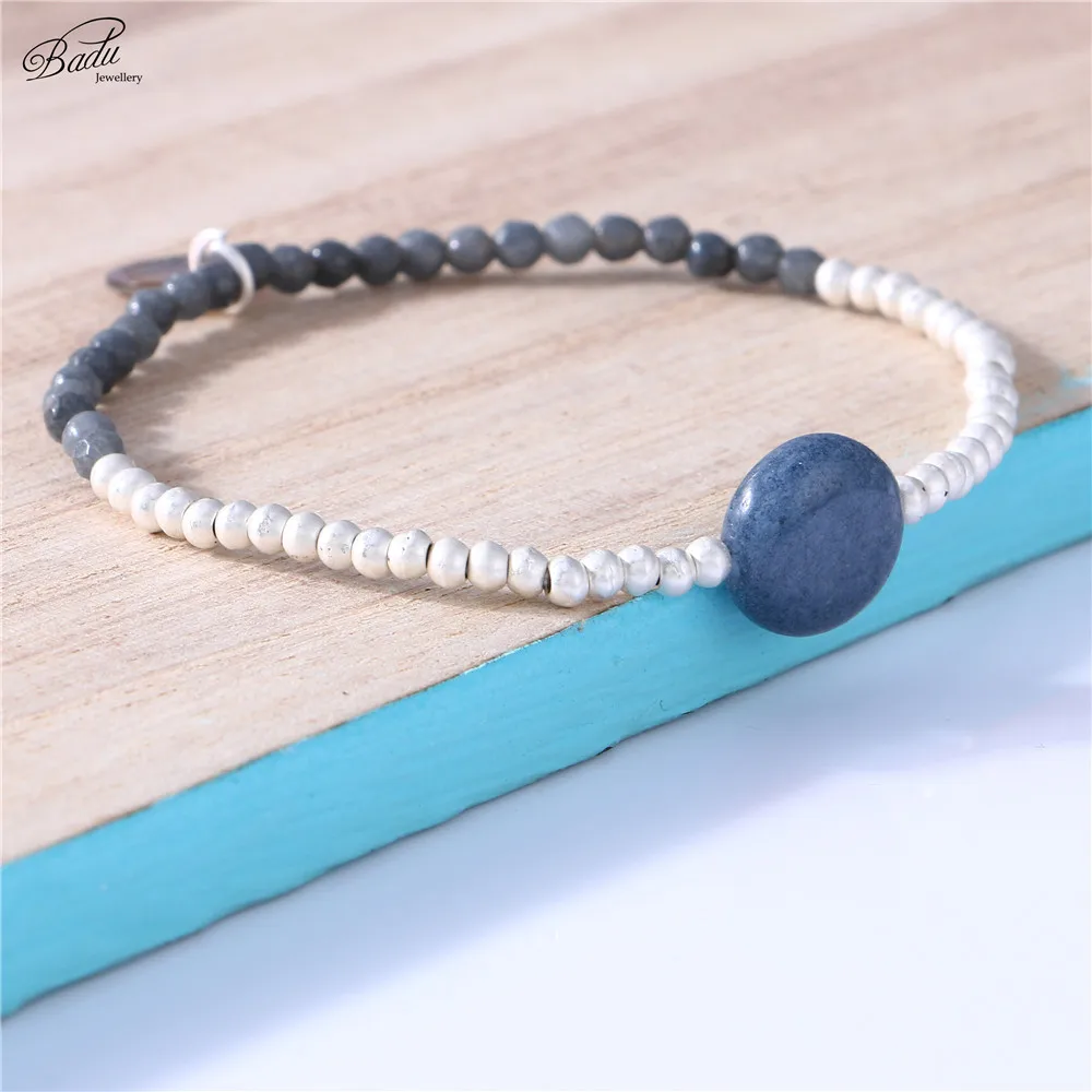 Badu Natural Stone Beads Bracelet Charm Women Gold Copper Beaded Big Size Bracelets Daily Fashion Jewelry
Badu Natural Stone Beads Bracelet Charm Women Gold Copper Beaded Big Size Bracelets Daily Fashion Jewelry