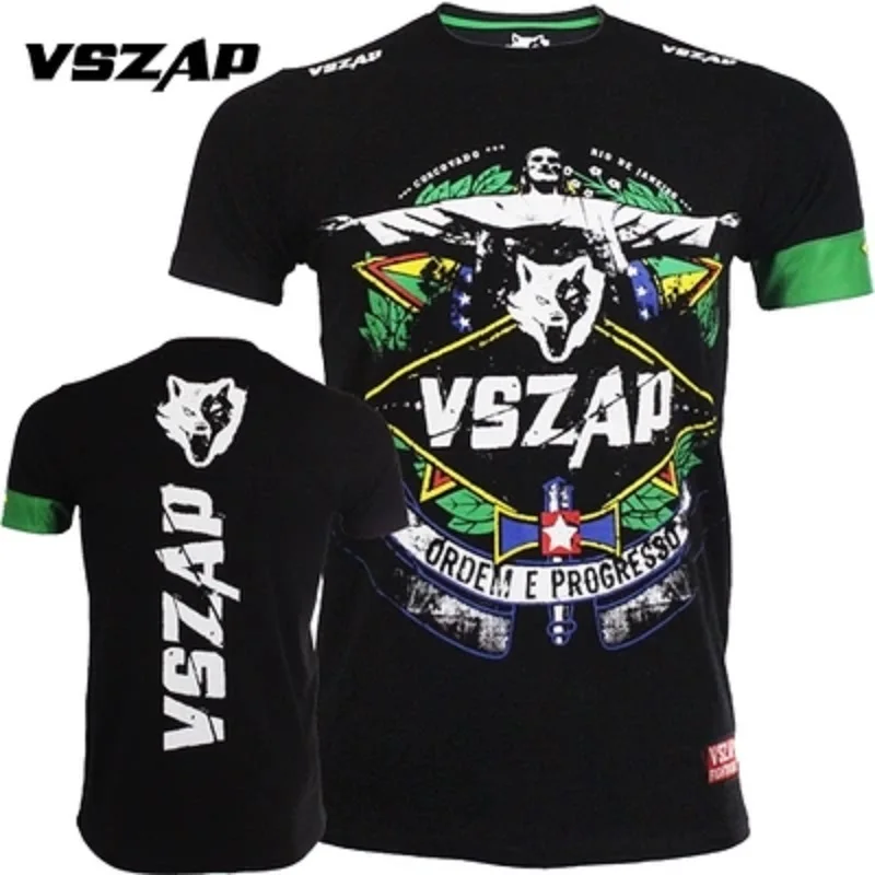 VSZAP горячая Распродажа 2018 боксерские майки MMA Taekwondo боевые тела быстросохнущие