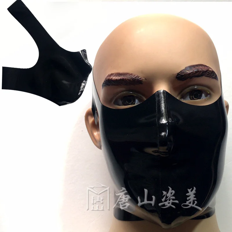 Латексная резиновая маска Gummi Cross Mouth индивидуальный catsuit cool 0 4 мм | Тематическая