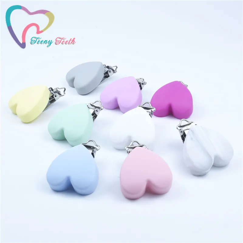 20 PCS Heart Pattern Silicone Baby Pacifier Clips Dummy Teether Chain Holder Baby Nurse Toy Pacifier Chain Holder Clips
20 PCS Heart Pattern Silicone Baby Pacifier Clips Dummy Teether Chain Holder Baby Nurse Toy Pacifier Chain Holder Clips