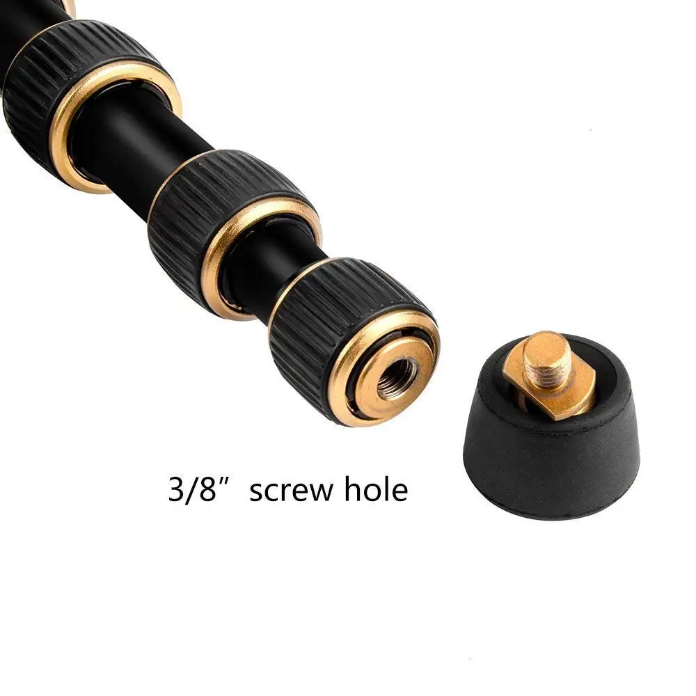 Q188 Aluminum alloy Professional Portable Travel Monopod With Fluid Head For Canon Nikon Sony Video Camera Camcorder Universal
Q188 Aluminum alloy Professional Portable Travel Monopod With Fluid Head For Canon Nikon Sony Video Camera Camcorder Universal