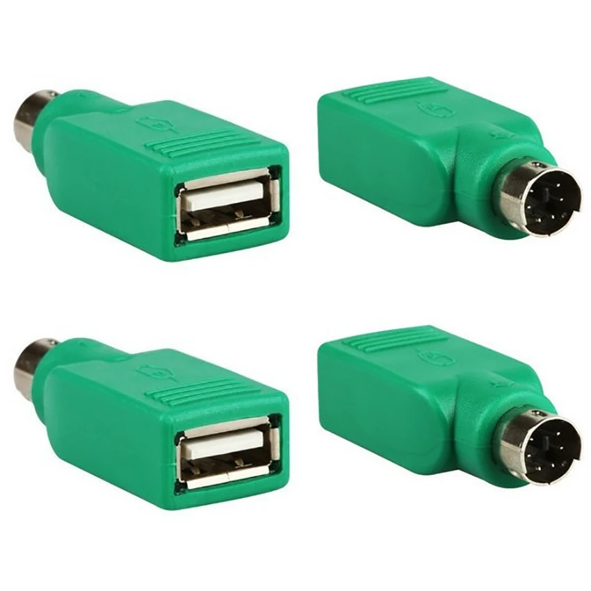 PS2 Male to USB Female Adapter PS2 Male Round Interface Converter USB to PS2 Connectors for PC Computer Mouse Keyboard
PS2 Male to USB Female Adapter PS2 Male Round Interface Converter USB to PS2 Connectors for PC Computer Mouse Keyboard