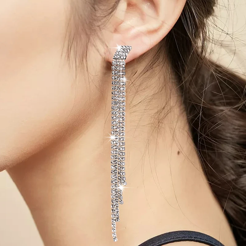 2019 New Long Crystal Drop Earrings Geometric Classical Retro Trendy Dangle Earrings For Women High grade Maxi Jewelry Brincos
2019 New Long Crystal Drop Earrings Geometric Classical Retro Trendy Dangle Earrings For Women High grade Maxi Jewelry Brincos