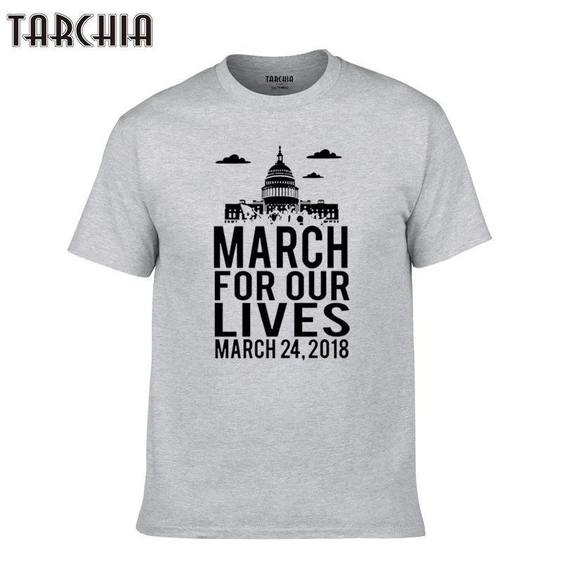 TARCHIA Male Cotton New Men 2021 Brand Tshirt T Shirt Homme Soft Short Sleeve Casual Boy Print T-shirt March For Our Lives
TARCHIA Male Cotton New Men 2021 Brand Tshirt T Shirt Homme Soft Short Sleeve Casual Boy Print T-shirt March For Our Lives