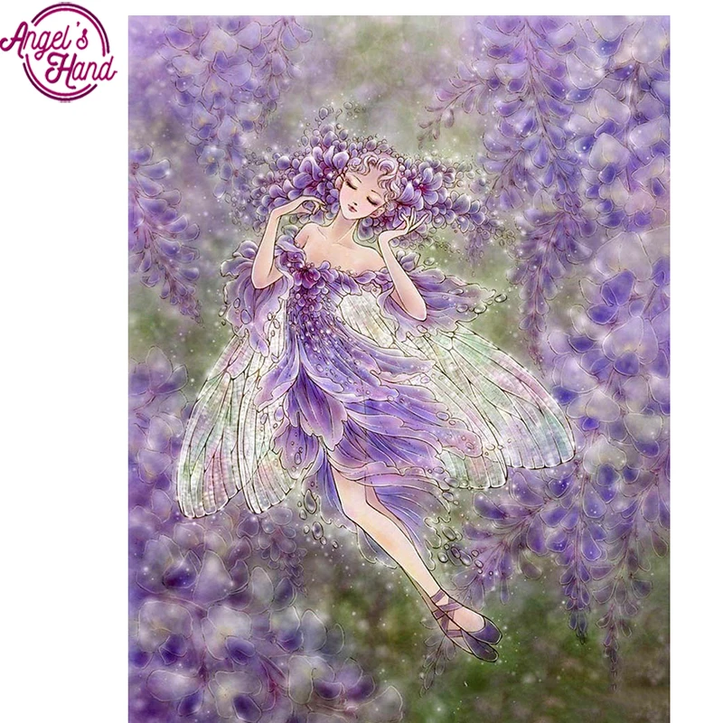 Full square diamond 5D DIY diamond embroidery purple angel girl diamond painting Cross Stitch Rhinestone mosaic decoration CX
Full square diamond 5D DIY diamond embroidery purple angel girl diamond painting Cross Stitch Rhinestone mosaic decoration CX