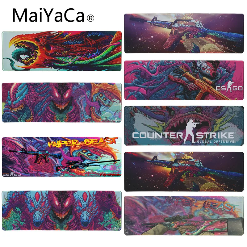 MaiYaCa New Design Anti-Slip Best Choice Mouse Pad Hyper Beast Edge Large Locking Speed Version Game Keyboard Pad for Gamer
MaiYaCa New Design Anti-Slip Best Choice Mouse Pad Hyper Beast Edge Large Locking Speed Version Game Keyboard Pad for Gamer