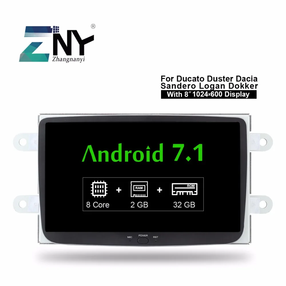 Android 8 1 7 автомобиль радио для Renault Duster Dacia Sandero Logan Dokker "HD Авто Стерео Аудио Видео Мультимедиа gps