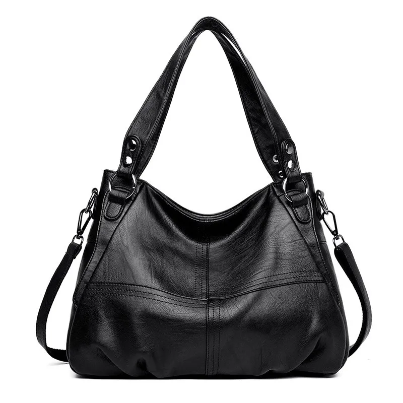 Women Leather Shoulder Bags Designer High Quality Sheepskin Handbags Female Casual Crossbody Messenger Bag Ladies Sac Big Totes
Women Leather Shoulder Bags Designer High Quality Sheepskin Handbags Female Casual Crossbody Messenger Bag Ladies Sac Big Totes