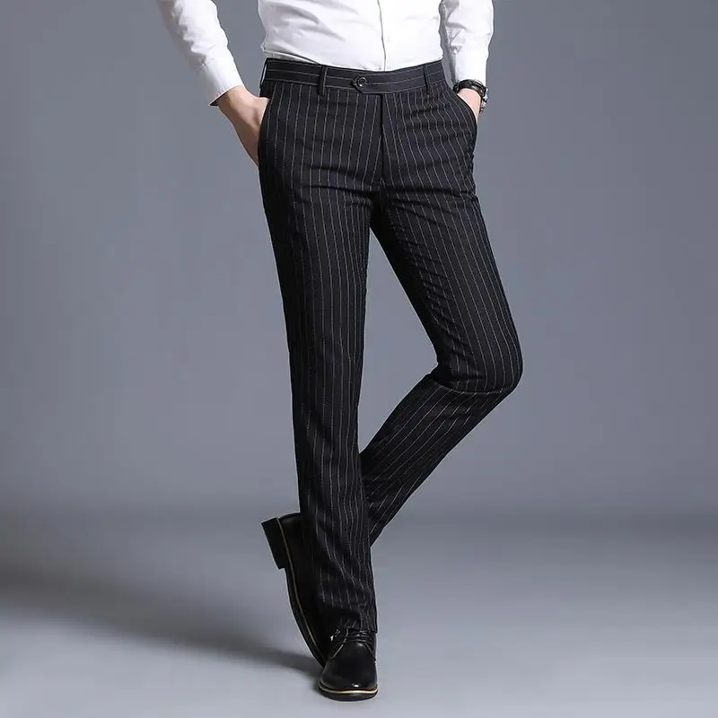 Lldeal New Cotton Men's Straight Long Plaid Men's Business Casual Trousers Men's Long
Lldeal New Cotton Men's Straight Long Plaid Men's Business Casual Trousers Men's Long