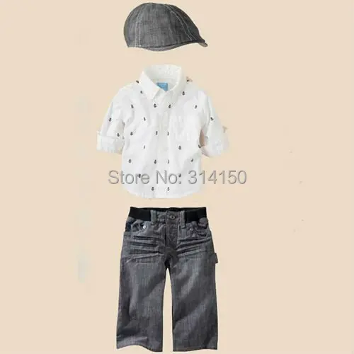 FREE SHIPPING--Children's Clothing Boy's 3pcs Suits Shirt+pants+Fashion hat Boy's Cotton kit Summer Wear 1sets/lot
FREE SHIPPING--Children's Clothing Boy's 3pcs Suits Shirt+pants+Fashion hat Boy's Cotton kit Summer Wear 1sets/lot