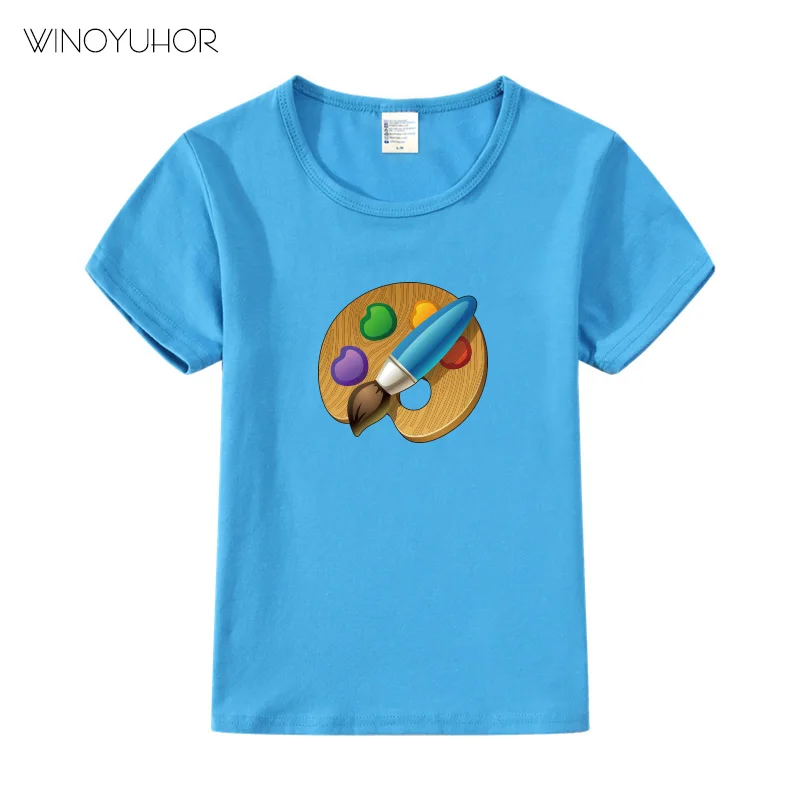 Baby Girls Clothes Color Palette Printed Cotton T Shirts Short Sleeve T Shirt Boys Children Funny Cartoon Infant Tee Tops
Baby Girls Clothes Color Palette Printed Cotton T Shirts Short Sleeve T Shirt Boys Children Funny Cartoon Infant Tee Tops