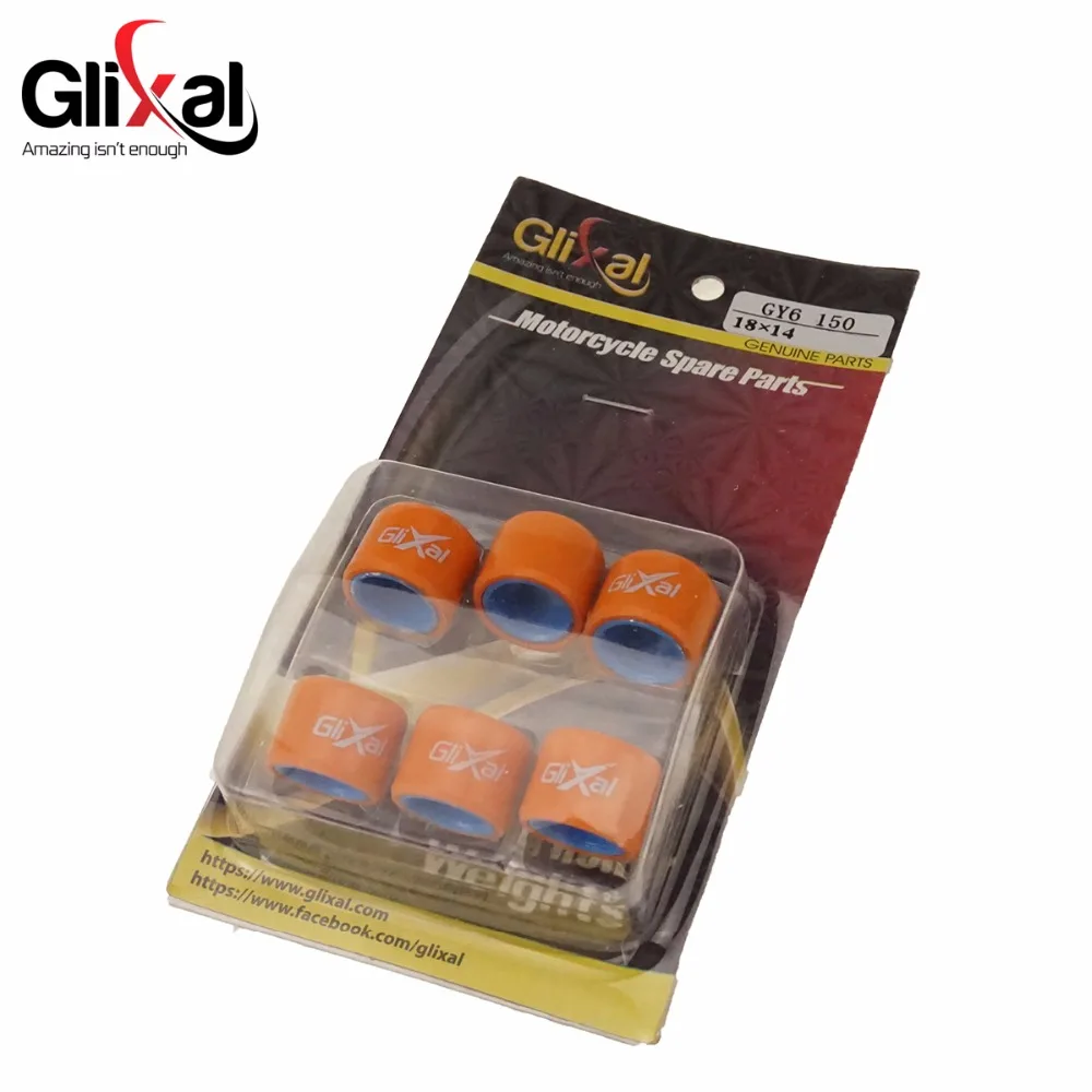 Glixal 18x14 мм Высокая производительность гоночный вариатор роликовый набор весов
