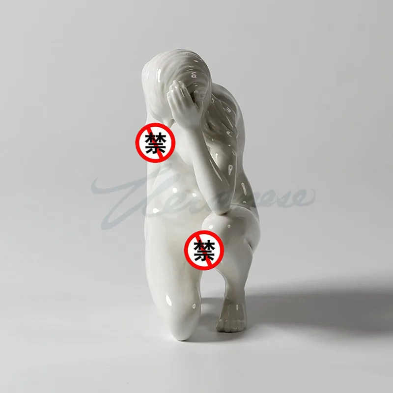 Modern Nude Female Sculpture Abstract Fiery Girl Figurine Body Art Statue Light Glaze Ceramic Craft Home Decoration R1796
Modern Nude Female Sculpture Abstract Fiery Girl Figurine Body Art Statue Light Glaze Ceramic Craft Home Decoration R1796