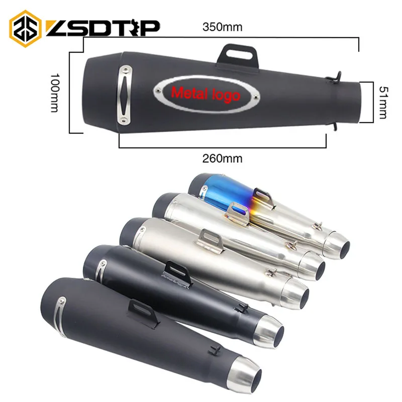 ZSDTRP 51MM M4 Motorcycle Exhaust Pipe Muffler Moto Escape GP Pot For M4 Motocross Pit Dirt Bike ATV UTV Scooter Slip on Racing
ZSDTRP 51MM M4 Motorcycle Exhaust Pipe Muffler Moto Escape GP Pot For M4 Motocross Pit Dirt Bike ATV UTV Scooter Slip on Racing