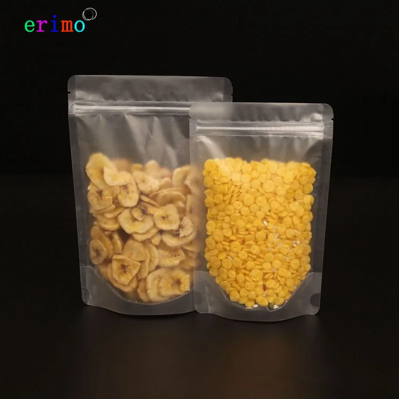100pcs Food packaging bag sealed plastic bags wholesale dry matte translucent packing bag stand
100pcs Food packaging bag sealed plastic bags wholesale dry matte translucent packing bag stand